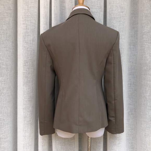 Cerutti 1881 taupe single breasted blazer - Picture 4 of 11